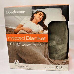 Brookstone Heated Blanket N-A-P Cozy Plush Full Size
